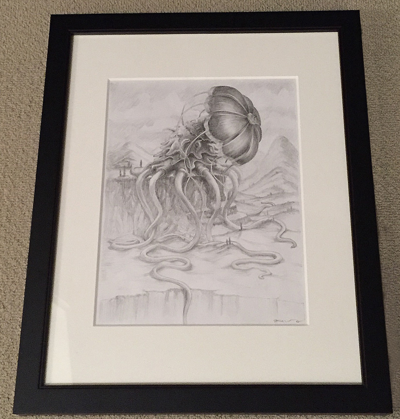 LittleMermaidDrawing-Framed