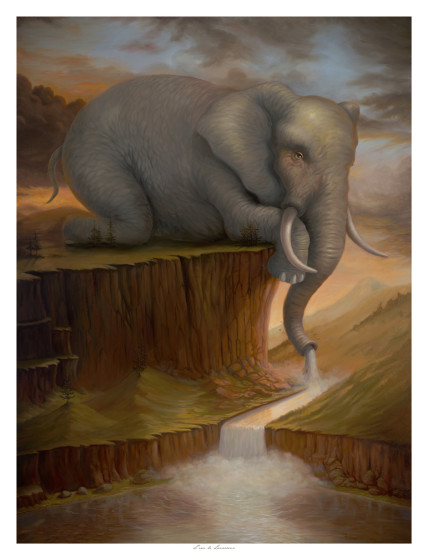 L’eau de LaVasseur - Oil Painting - SOLD