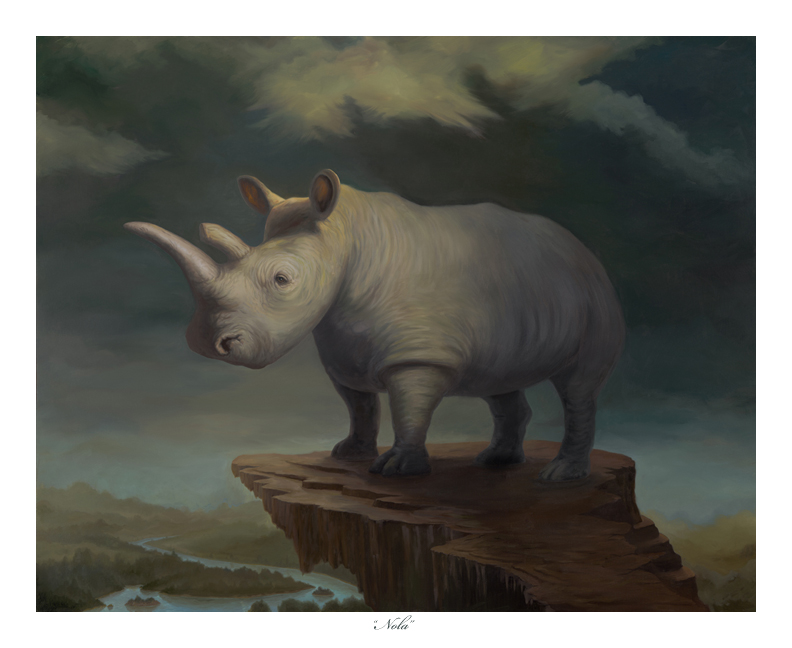New Print Available – “Nola” Northern White Rhino