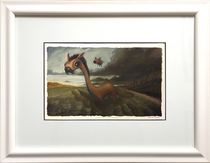 Pelagus Bellua Bardus - Oil Study -SOLD-