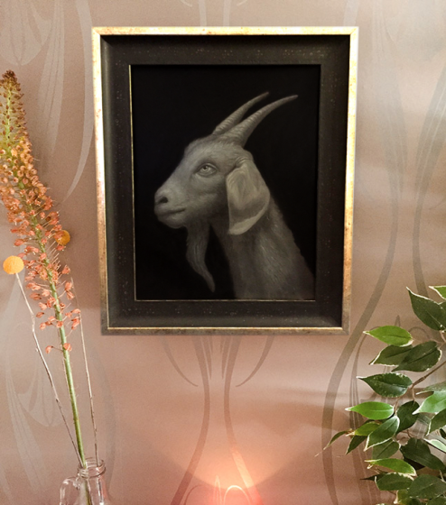 Goat - Oil Painting - SOLD