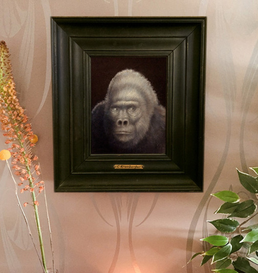 Gorilla - Oil Painting - SOLD