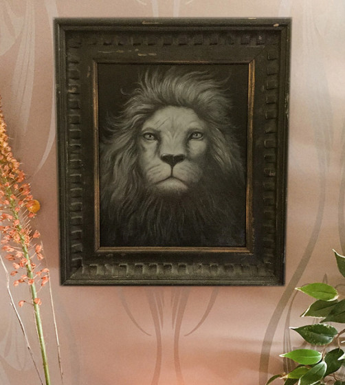 Lion - Oil Painting - SOLD
