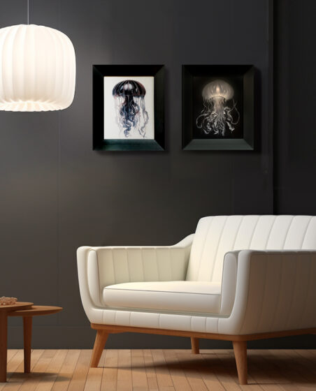 Jelly Noir and Jelly Blanc - Oil Painting Set - SOLD